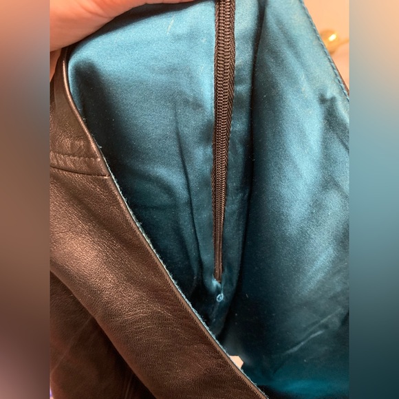 Yigal Azrouel 100% Black Leather Skirt Size 8 Knee Length Fitted Trumpet Bodycon - Picture 10 of 10